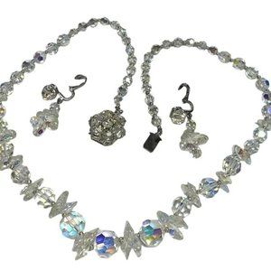 Sherman Set Swarovski Crystal Aurora Necklace